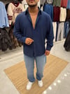 Kışlık Gabardin Gömlek Lacivert