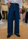 Koyu İndigo Baggy Fit Kot Pantolon