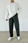 Pileli Baggy Füme Pantolon