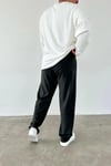 Pileli Baggy Füme Pantolon