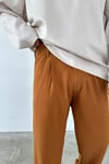 Pileli Baggy Taba Pantolon