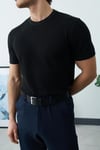 Pirinç Örgü Basic Triko Siyah