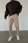 Regular Fit Gabardin Harvest Pantolon Krem