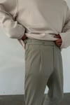 Regular Fit Gabardin Harvest Pantolon Yeşil