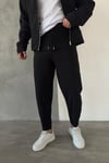 Siyah Carrot Basic Jogger Pantolon