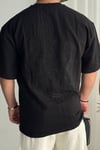 Siyah Nakışlı T-shirt