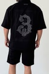Siyah Sırt Detaylı Oversize T-shirt