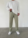 Yeşil Çımalı Rahat Kalıp Baggy Pantolon