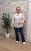 1137 İTALYAN FİSTO POPLİN GÖMLEK-BEJ