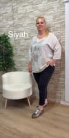 1151 İTALYAN KUŞ GÖZÜ MODEL PANTOLON-SİYAH