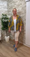 1186 İTALYAN ŞAL DESEN CEKET-HARDAL SARI
