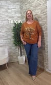 1248 İTALYAN AĞAÇ DESENLİ İNCE TRİKO-TARÇIN