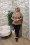 1257 İTALYAN V YAKA İNCE TRİKO-CAMEL