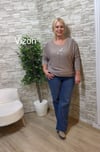 1261 İTALYAN PAPATYA PUL PAYETLİ TRİKO-VİZON