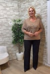 1274 İTALYAN,KAR TANESİ PUL PAYETLİ İNCE TRİKO-CAMEL