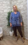 1284 İTALYAN TASARIM TRİKO-MAVİ