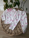 dear bear baskılı %100 pamuk çocuk ev uyku pijama takımı