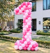 1 Rakam Balon Aranjmanı