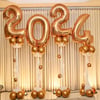 2028 Rakam Balon Sütun Süsleme