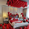 Acil Sevgililer Günü Uçan Kalpli Balon Oda Süsleme
