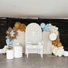 Boho Stil Haç Figürlü Vaftiz Balon Dekorasyonu Konsepti