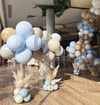 Çiçek Formlu Masa Üstü Balon Dekoru