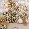 Gold Renkli Balon Duvarı