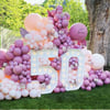 Işıklı Yaş Rakam Zincir Balon Süsleme