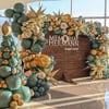Kurumsal Yılbaşı Balon Kemer ve Arka Fon Süsleme