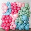 Makaron Renkler Balon Duvarı