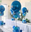 Mavi Krom Balon Standı