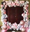 Pastel Balon Kemer Arka Fon