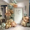 Pastel Tonlu Ramazan Bayramı Zincir Balon Süsleme Konsepti