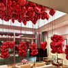 Sevgililer Günü Uçan Kalpli Balon Oda Süsleme İstanbul