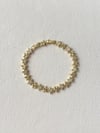 Lérix Yıldızlı Gold Renk Bileklik