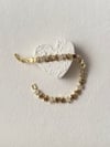 Lérix Yıldızlı Gold Renk & Taşlı Bileklik