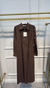CLANDE 5050 KUŞ GÖZÜ BAĞLAMA COTTON ELBİSE