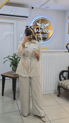 GHİSA 3189 DESENLİ KETEN TAKIM