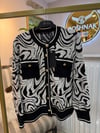 GHİSA 3224 ZEBRA DESEN HIRKA