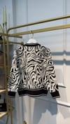 GHİSA 3224 ZEBRA DESEN HIRKA