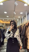 GHİSA 3346 DESENLİ ETEK ÜSTÜ HIRKA