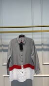 GHİSA 4429 ÇİZGİLİ COTTON GÖMLEK CEKET 
