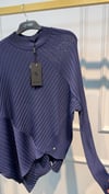 GHİSA 4454 ASİMETRİK KESİM FİTİLLİ  TRİKO TUNİK