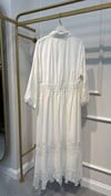 GHİSA 4850 FİSTO DETAYLI COTTON ELBİSE