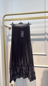 GHİSA 5438 KIRIŞIK DETAY PİLİSELİ ETEK