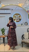 GHİSA ETNİK DESEN ELBİSE