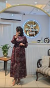 GHİSA ETNİK DESEN ELBİSE