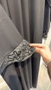 İNVEE 6966 KOL UCU ORGANZELİ ABAYA FERACE