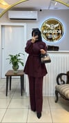 NUSS 1030 ÇİÇEK İŞLEMELİ TENSEL TAKIM