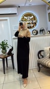 NUSS ÇİFT RENK MERSERİZE ELBİSE